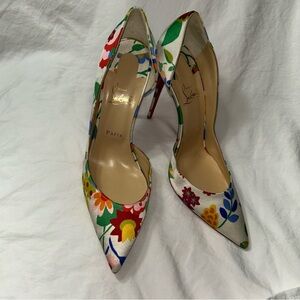 Christian Louboutin Multicolor Floral Heels